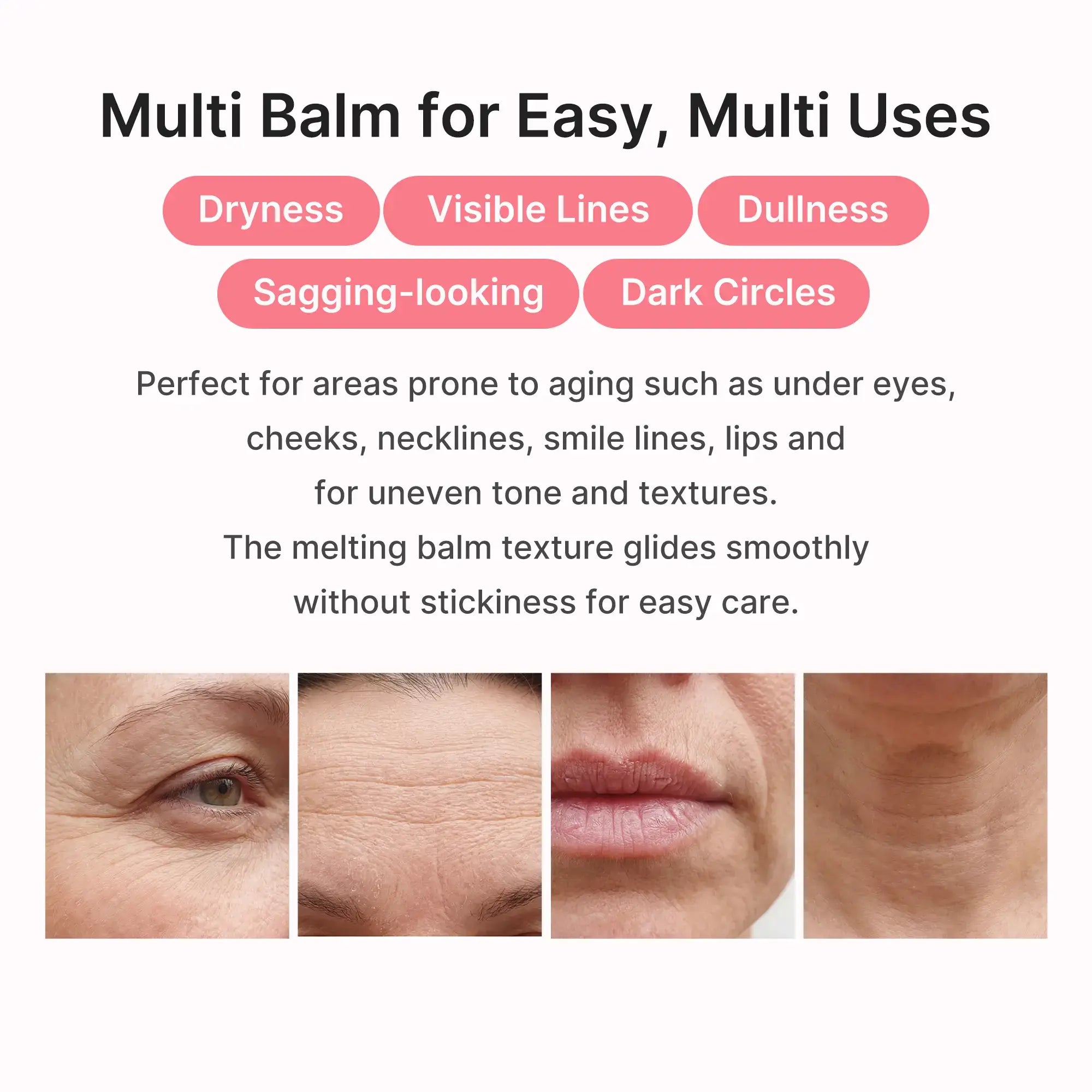 [‮Ebucidem‬] PDRN Pink Collagen Volume Multi Balm | All in One Volufiline, PDRN, NAD Stick for Youthful-Looking, Helping Look of Fine Lines, Firming Care, Anti-Aging Care | for Under-Eyes, Neck, Forehead, Smile Lines, Lip Care | Korean Skincare