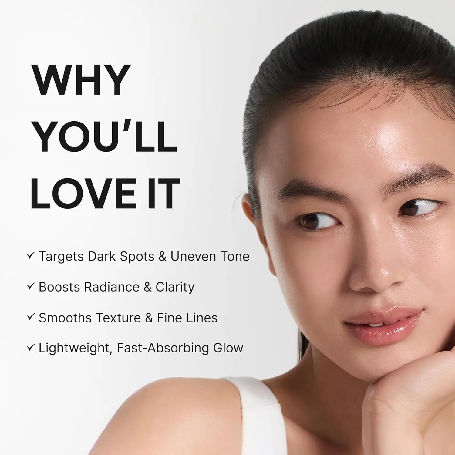 Korean Style Advanced Brightening Serum - Vitamin C Dark Spot Remover, Anti-Aging Niacinamide, Glutathione Antioxidant, Hyperpigmentation Treatment, Skin Repair, Anti-Wrinkle Facial Serum for Aesthetic Glow, 1.01 Fl Oz