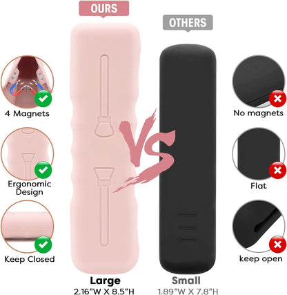 Travel Makeup Brush Holder,Silicone Makeup Brush Case Bag Soft Cute Portable Cosmetic Brushes Holders,Waterproof Makeup Brushes Organizer (Light Brown)