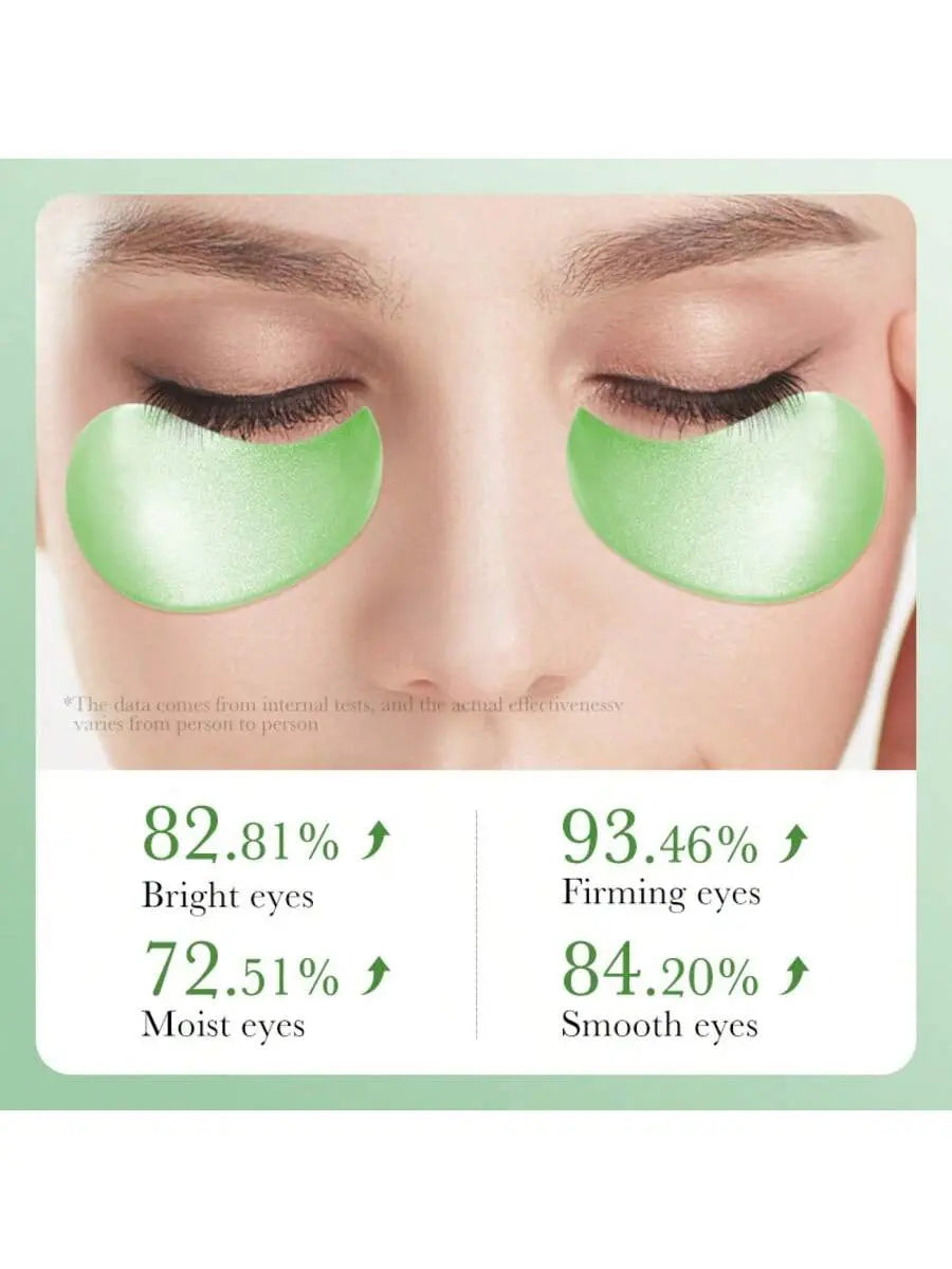 SADOER Aloe Vera under Eye Mask Pads Pack - 60 Gel Patches, Daily under Eye Moisturizer, Soothing Formula to Hydrate & Boost Skin Health, under Eyes
