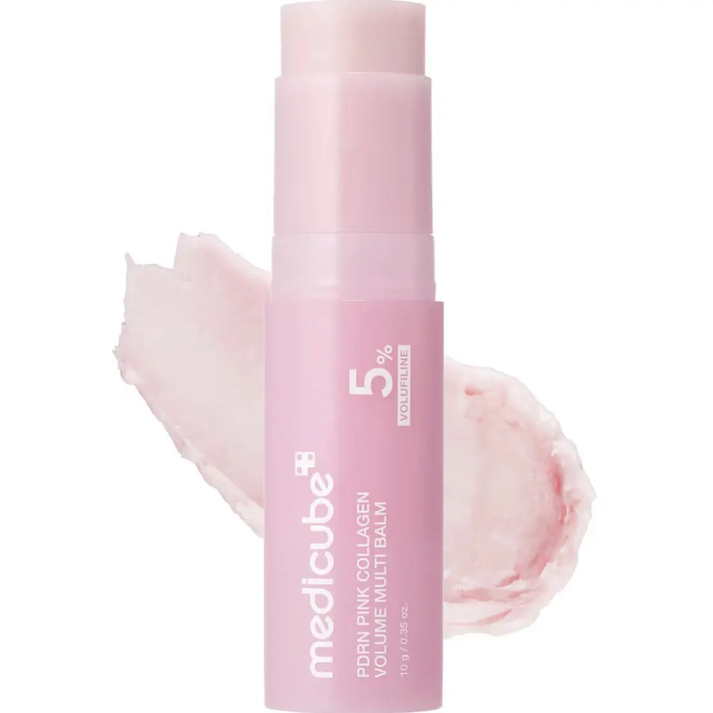 [‮Ebucidem‬] PDRN Pink Collagen Volume Multi Balm | All in One Volufiline, PDRN, NAD Stick for Youthful-Looking, Helping Look of Fine Lines, Firming Care, Anti-Aging Care | for Under-Eyes, Neck, Forehead, Smile Lines, Lip Care | Korean Skincare